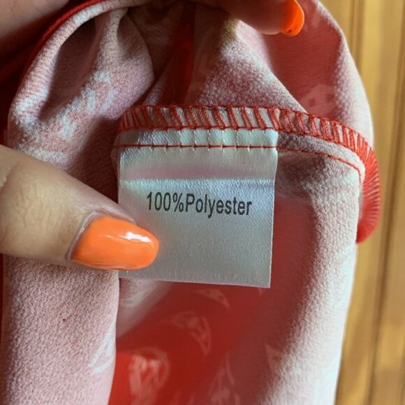 NWT Women's Simple Fun Cherry Red Geo Aztec Southwestern Print Blouse Top XL - Picture 5 of 7